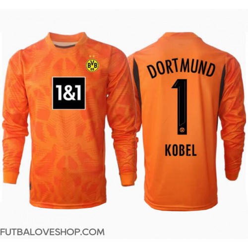 Dres Borussia Dortmund Gregor Kobel #1 Brankarsky Tretina 2024-25 Dlhy Rukáv